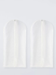 John Lewis Long Dress/Coat Cover, Set of 2, Translucent