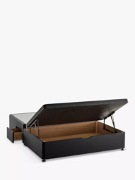 Silentnight 2 Drawer Continental Half Ottoman Divan Storage Bed, Double - thumbnail 2