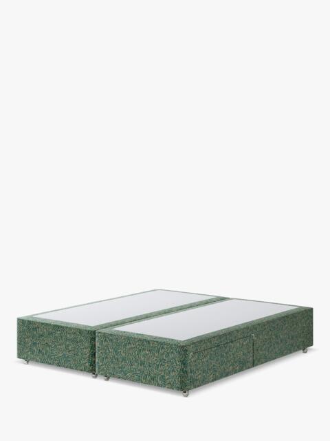 Hypnos Non-Sprung Upholstered 2 Drawer Divan Base, Super King Size - image 1