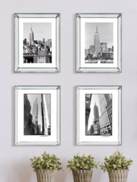 Brookpace Lascelles 'Empire State Building' New York Framed Print & Mount, 60 x 50cm, Black/White - thumbnail 2