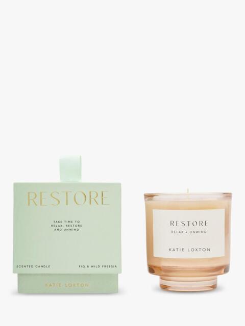 Katie Loxton Restore Fresh Fig & Wild Freesia Scented Candle, 150g - image 1