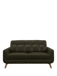 John Lewis Barbican Medium 2 Seater Leather Sofa, Light Leg - thumbnail 5