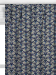 John Lewis Clifton Made to Measure Curtains or Roman Blind, Indigo - thumbnail 4