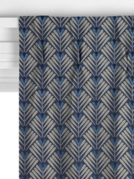 John Lewis Clifton Made to Measure Curtains or Roman Blind, Indigo - thumbnail 5