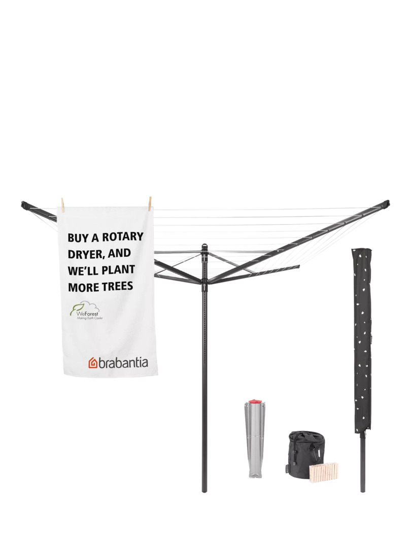 Brabantia Lift-O-Matic Rotary Clothes Outdoor Airer Washing Line