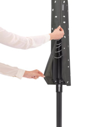 Brabantia Lift-O-Matic Rotary Clothes Outdoor Airer Washing Line with Ground Spike, Cover, Peg Bag and Pegs, 50m - thumbnail 3
