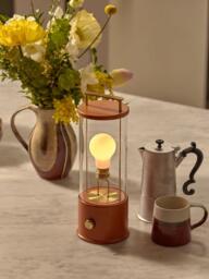 tala The Muse 2.0 Portable Rechargeable Outdoor Table Lamp, Orange - thumbnail 3