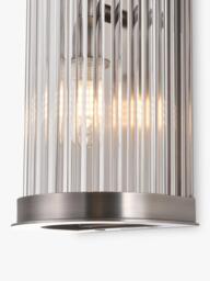 John Lewis Boston Ribbed Glass Bathroom Wall Light - thumbnail 5