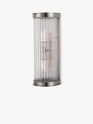 John Lewis Boston Ribbed Glass Bathroom Wall Light - thumbnail 3