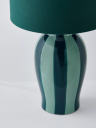 John Lewis Burano Striped Ceramic Table Lamp - thumbnail 4