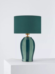 John Lewis Burano Striped Ceramic Table Lamp - thumbnail 2