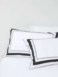 John Lewis Sloane 200 Thread Count Egyptian Cotton Border Duvet Cover Set - thumbnail 3