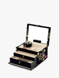 WOLF Zoe Velvet Jewellery Box, Medium - thumbnail 5