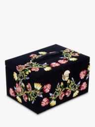 WOLF Zoe Velvet Jewellery Box, Medium - thumbnail 2