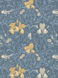 William Morris At Home Iris Made to Measure Curtains or Roman Blind, River - thumbnail 1