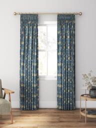 William Morris At Home Iris Made to Measure Curtains or Roman Blind, River - thumbnail 3