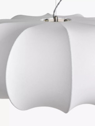 John Lewis Petula Oversized Pendant Ceiling Light, White - thumbnail 4