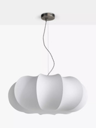 John Lewis Petula Oversized Pendant Ceiling Light, White - thumbnail 3