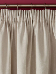 Laura Ashley Whinfell Pair Lined Pencil Pleat Curtains, Natural - thumbnail 3