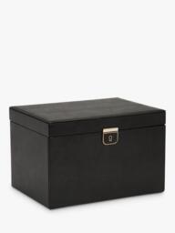 WOLF Palermo Leather Jewellery Box, Large - thumbnail 2