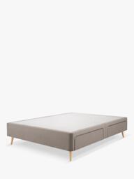 Silentnight Non-Sprung Upholstered 4 Drawer Slimline Divan Base, Double
