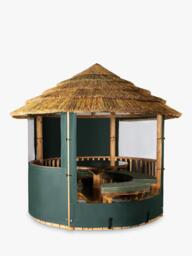 Breeze House Savannah Signature Cape Reed Thatch Roof Circular Gazebo, FSC-Certified (Scandinavian Redwood) - thumbnail 4