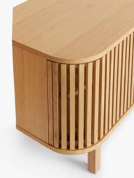 John Lewis Slatted II Corner TV Unit - thumbnail 5