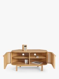 John Lewis Slatted II Corner TV Unit - thumbnail 4