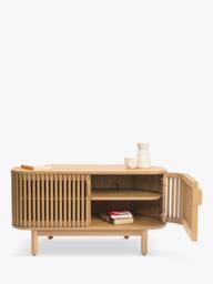 John Lewis Slatted II Corner TV Unit - thumbnail 6