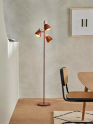 MADE Albert 3 Light Floor Lamp, Red - thumbnail 3