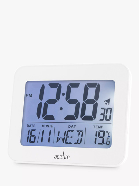 Acctim Oslo LCD Digital Alarm Clock - image 1