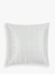 Gingerlily Windsor Silk Cushion Cover, Ivory - thumbnail 1