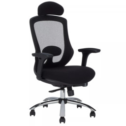 John Lewis Isaac Ergonomic Office Chair, Black - thumbnail 1