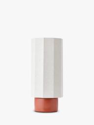 John Lewis Deca Ceramic Base Table Lamp, Natural Linen - thumbnail 3