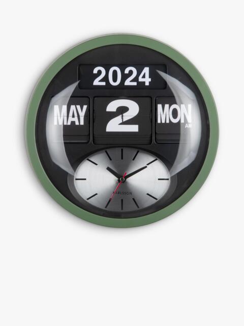 Karlsson Round Flip Analogue Wall Clock, 32cm - image 1