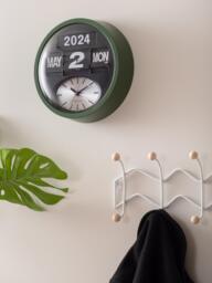 Karlsson Round Flip Analogue Wall Clock, 32cm - thumbnail 5