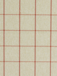 John Lewis Classic Check Made to Measure Curtains or Roman Blind, Auburn - thumbnail 1