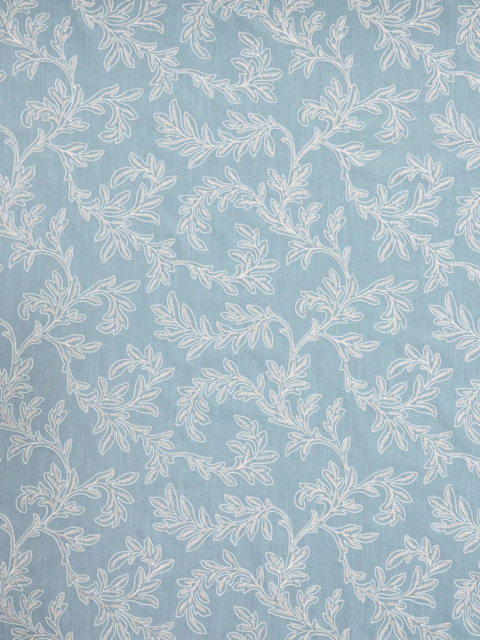 John Lewis Acanthus Made to Measure Curtains or Roman Blind, Blue - image 1