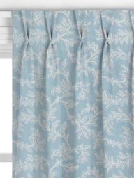 John Lewis Acanthus Made to Measure Curtains or Roman Blind, Blue - thumbnail 4