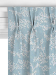 John Lewis Acanthus Made to Measure Curtains or Roman Blind, Blue - thumbnail 5