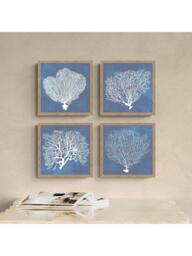 John Lewis Grace Popp Coral Framed Print, 32 x 32cm, Multi Multi - thumbnail 2