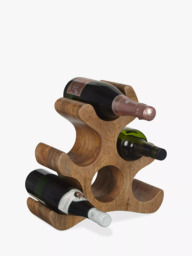 John Lewis Wine Rack, 6 Bottle, FSC-Certified (Mango Wood) - thumbnail 3