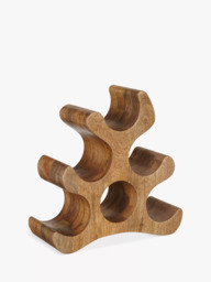 John Lewis Wine Rack, 6 Bottle, FSC-Certified (Mango Wood) - thumbnail 1