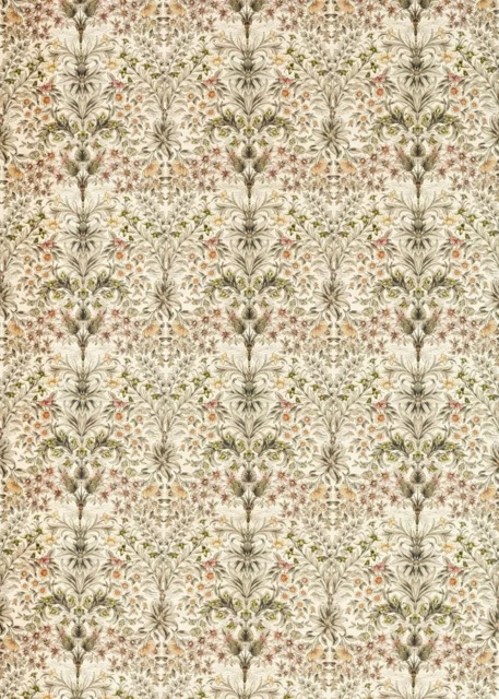 Clarke & Clarke Mirabell Made to Measure Curtains or Roman Blind, Natural/Blush - image 1