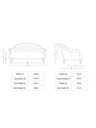 Tetrad Aughton Petite 2 Seater Leather Sofa, Hand Antique Auburn - thumbnail 2