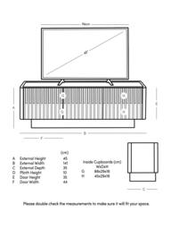 Swoon Hampstead Media Unit, Dark Brown - thumbnail 6