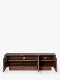 Swoon Hampstead Media Unit, Dark Brown - thumbnail 3