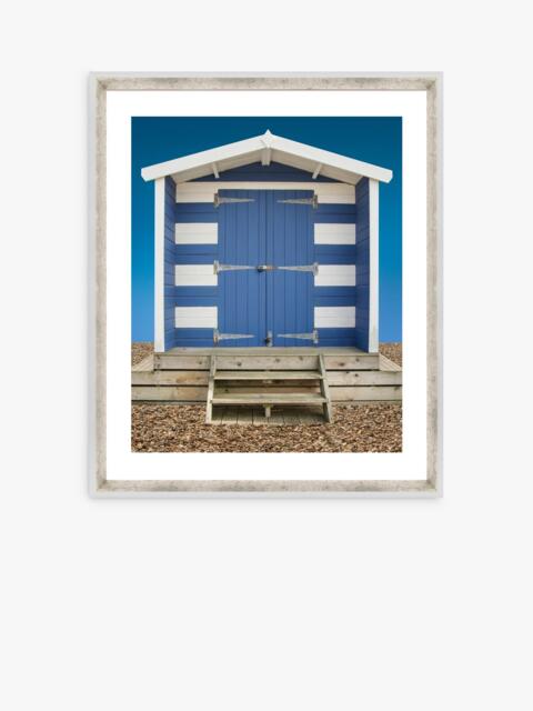 Brookpace Lascelles 'Beach Hut' Framed Print, 66 x 56cm, Blue - image 1