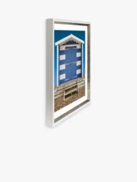Brookpace Lascelles 'Beach Hut' Framed Print, 66 x 56cm, Blue - thumbnail 3