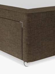 Hypnos Pocket Sprung Upholstered 4 Drawer Divan Base, Double - thumbnail 3